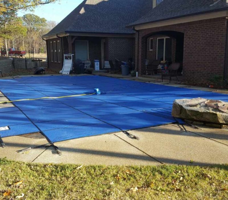 Pool cover.