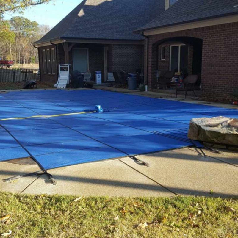 Pool cover.
