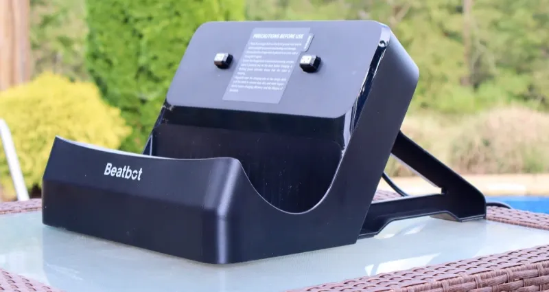 BeatBot Pool Cleaner holder.